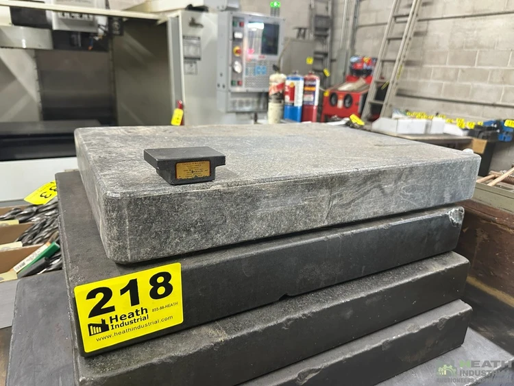 Used _UNKNOWN_ (3) GRANITE SURFACE PLATES 24 X 18 & 3 IN X 2 IN Granite Surface Plates Illinois US | Heath Industrial Auction Services #1420017