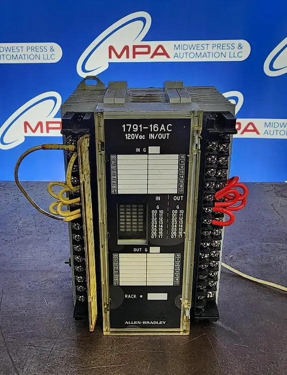 Used ALLEN-BRADLEY 1791-16AC Input / Output Modules | Midwest Press and Automation #577796
