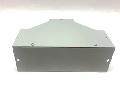 USED NVENT HOFFMAN WIREWAY T-SHAPE 4" X 4"  STEEL GRAY
