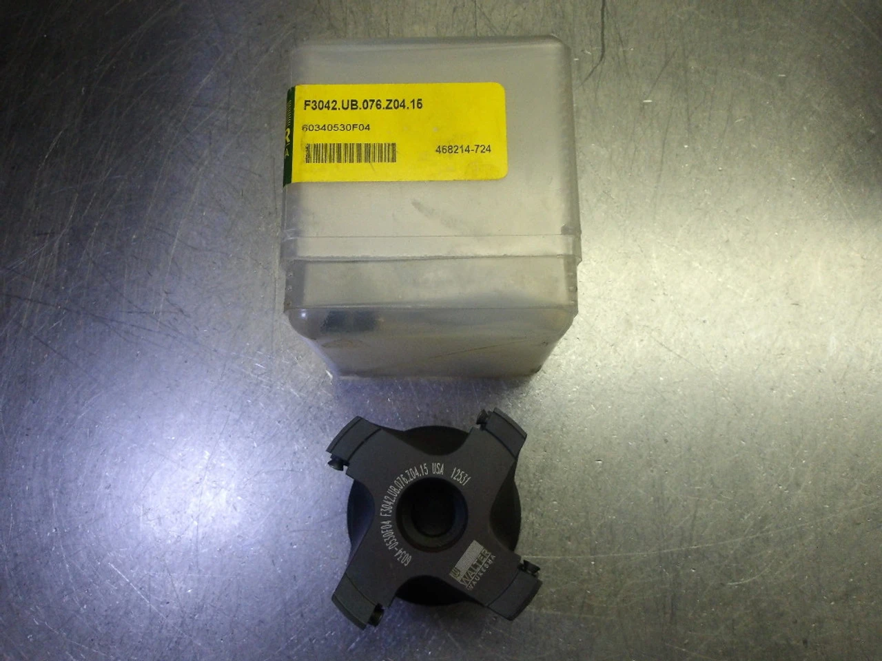 Walter 3" Coolant Thru Indexable Facemill 1" Arbor F3042.UB.076.Z04.15 (LOC1006B)