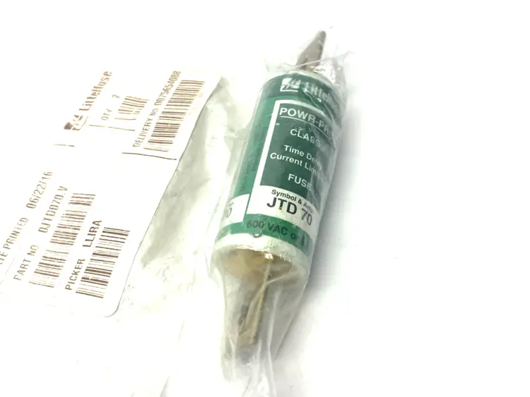 New | in-Stock Littelfuse Slo-Blo/Time Lag POWR-PRO Class J Fuse 600V T/D CLASS J 70A Fuses Michigan US | Maverick Industrial Sales #1392036