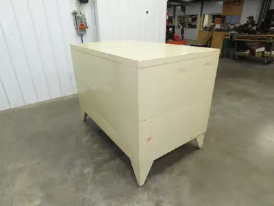 Modular Industrial Storage Cabinet 20 Drawer 61.5x38x34.5" Vintage 17x10" Trays