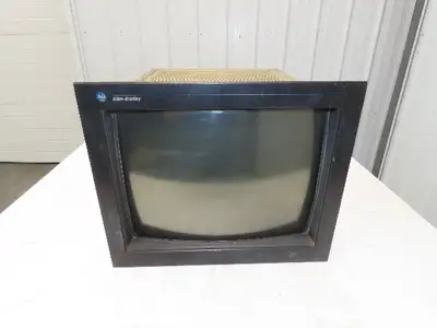 Allen Bradley 6157-AABAAZAAZZ Monitor Screen CRT Display Ser A Rev A