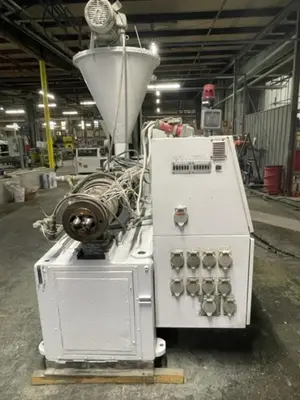 USED CINCINNATI MILACRON CM-80  TWIN CONICAL EXTRUDERS