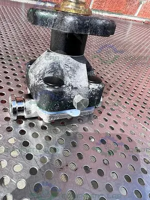 USED ITT PURE FLO .75-F-419-6-4-TM-CWP150 DIAPHRAGM VALVE W/ 3/4" SANITARY FITTING