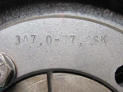 Maurey 3A7.0-B7.4SK 7-1/4" OD 3 Belt Pulley 1-3/8" Bore QD Bushed
