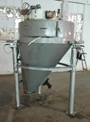 SPC8313  Bin Hopper Silo 45 cu.ft., bulk storage bin, Stainless Steel
