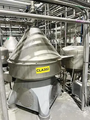 (7) GEA Westfalia SSI 300-06-772 vegetable protein clarifier centrifuges, 316SS.