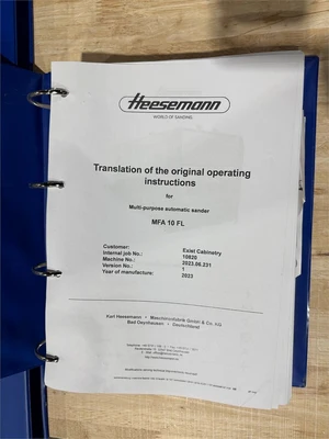 Used 2022 HEESEMANN "MFA FL IMPRESSION" Wide Belt Sanders Texas US | MachineryMax #1488273