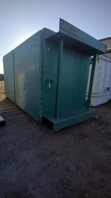 Heat Exchanger, Air, 2,528 SF, 550 deg F, Cain Industries #S744457