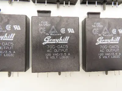 Grayhill 70G-OAC5 AC Output Relay Module 120V 5V 3.5A Lot of 10
