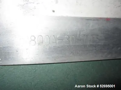 Used MYERS 800A-30 Dispersers / Emulsifiers Illinois US | Aaron Equipment #85771