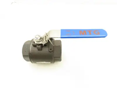MTG M2006WBF-CS Fire Safe Ball Valve 2" NPT 1500 WOG WCB Steel