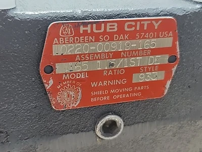 NEW Hub City 0220-00919-165