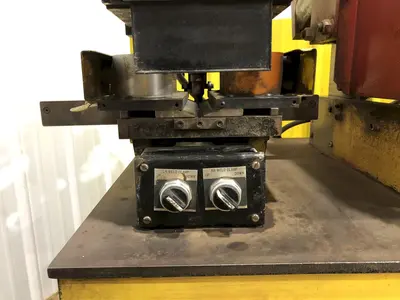 10" x .080" COIL JOINING TECH SHEAR BUTT END WELDER WITH MILLER ECONO TWIN HF WELDER: STOCK #19064