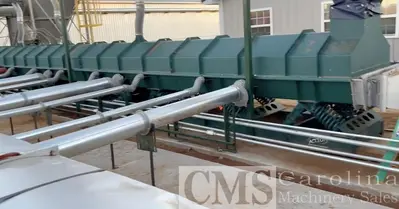USED CUSTOM BUILT FLUID BED DRYER FOR SHAVINGS, SAWDUST & HEMP PRODUCTS