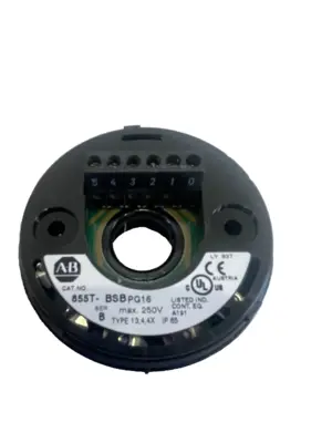ALLEN BRADLEY 855T-BSBC MOUNTING BASE AND CAP 855TBSBC NEW, SURPLUS