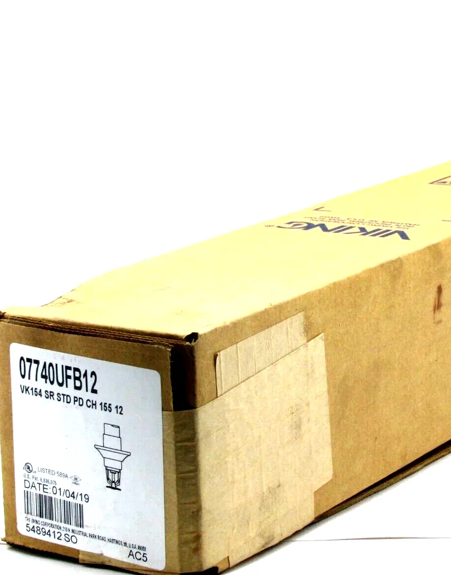 NEW VIKING 07740UFB12 FIRE SPRINKLER HEAD VK154