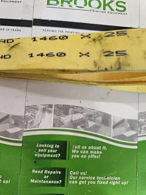 MBO Fold Roller Drive Belt (B21, B23) 25 x 1460