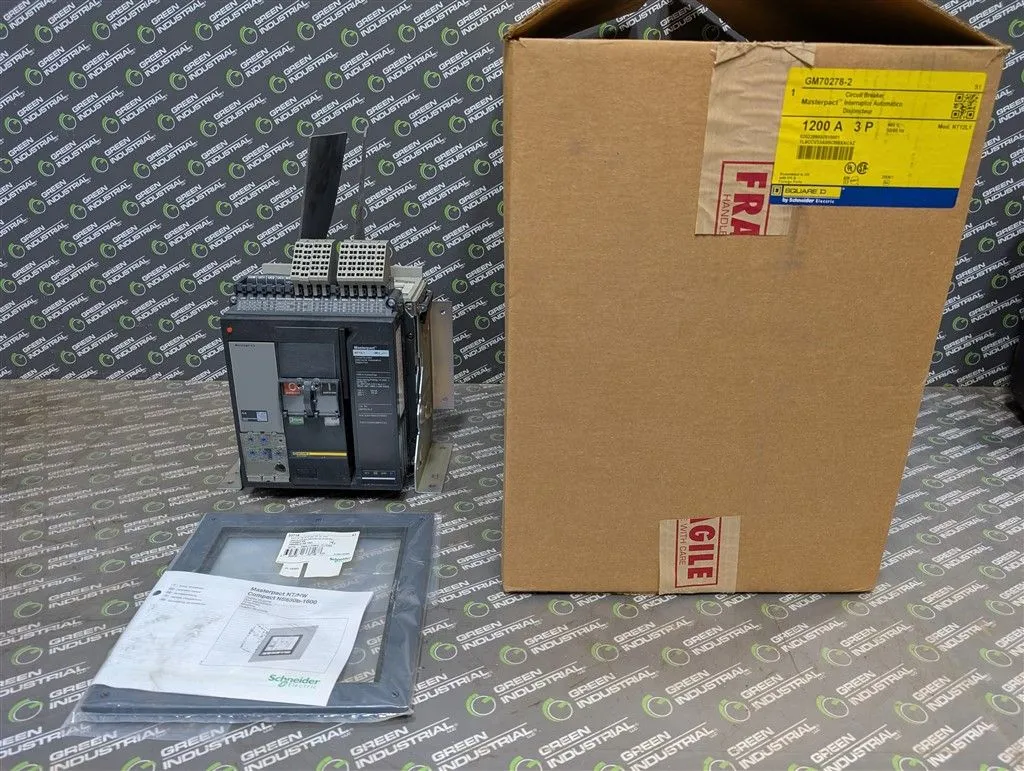 1200A Square D NT12L1 MasterPact Circuit Breaker GM70278-2 TL8CCV33A9SCBBXXCXZ New NIB