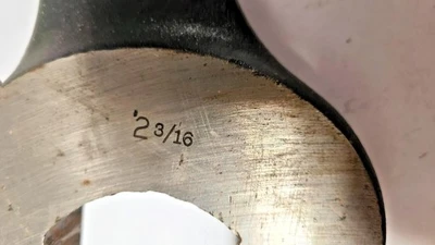 New Heavy Duty Wrench 2-3/8 & 2-3/16 Open Double End BILLINGS Made In USA