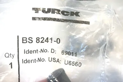 4 NEW TURCK BS-8241-0 CORDSET BS82410