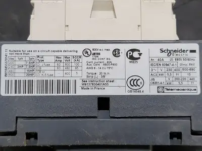 USED SCHNEIDER ELECTRIC LC1D25G7