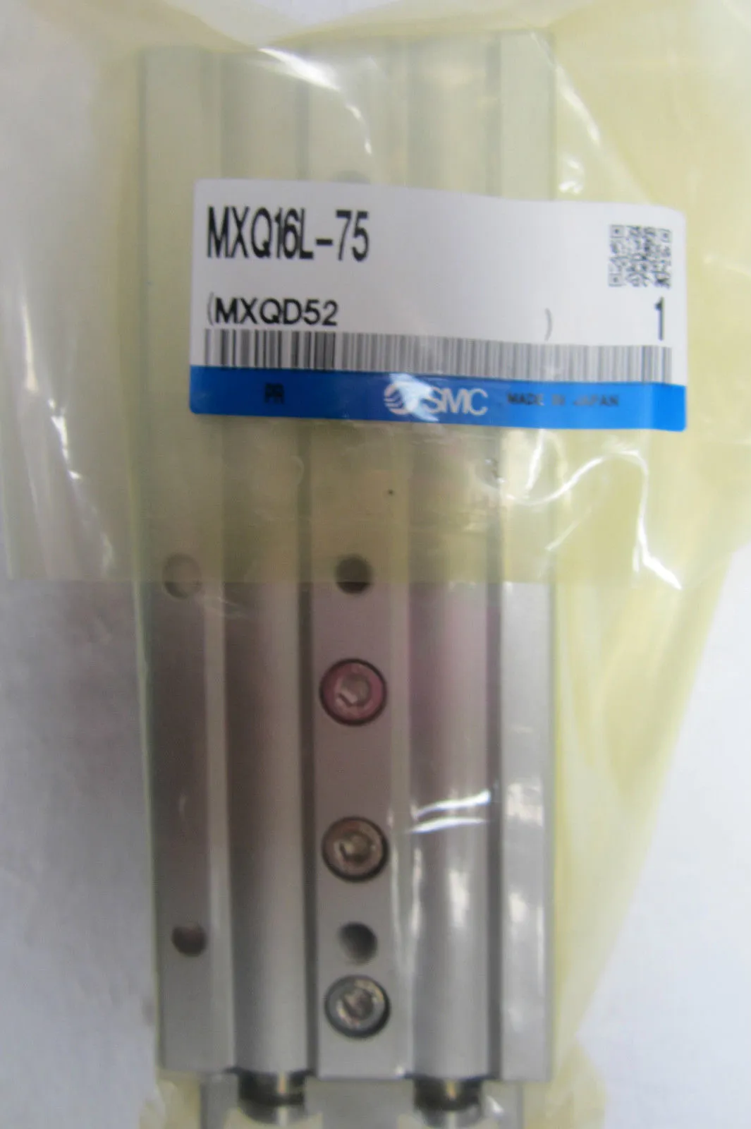 NEW SMC MXQ16L-75 SLIDE TABLE CYLINDER MXQ16L75