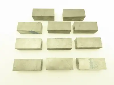 S7 Tool Steel Flat Bar Stock 1"x 1-1/4"x 3"L  Lot of 10 Blocks