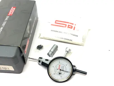 USED SWISS PRECISION INSTRUMENTS (SPI) INTEGRAL DIAL TEST INDICATOR 0.060", .0005" 0-15-0 READ