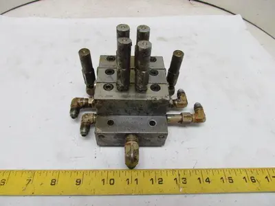 MSP-5T MSP-20T MSP-10T 3-Section Modular Divider Valve Block Assembly 3500 PSI