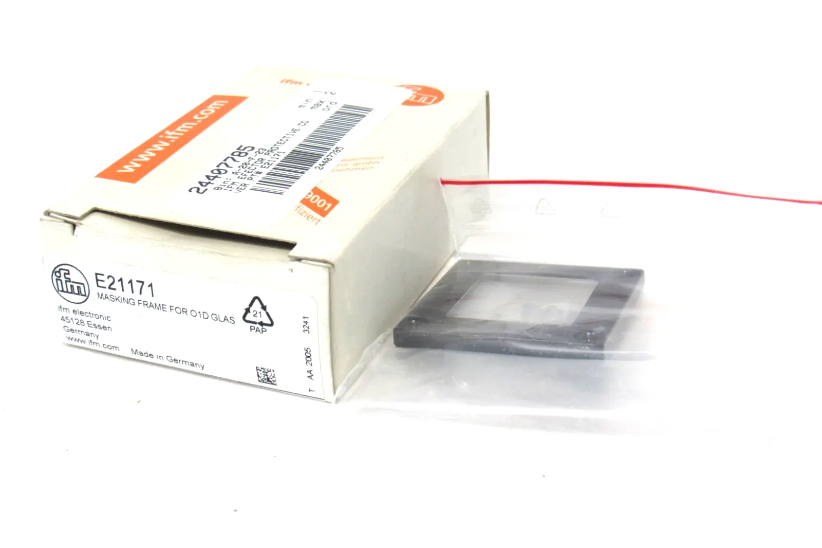 NEW IFM EFECTOR MASKING FRAME FOR O1D GLAS-E21171