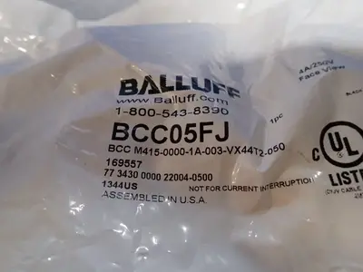 New | in-Stock BALLUFF BCC05FJ Cable & Wire | HGR 24 #742807