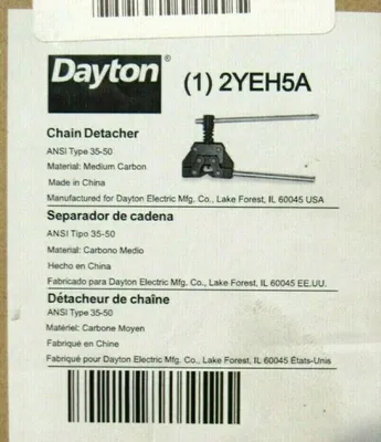 NEW DAYTON 2YEH5A CHAIN DETACHER