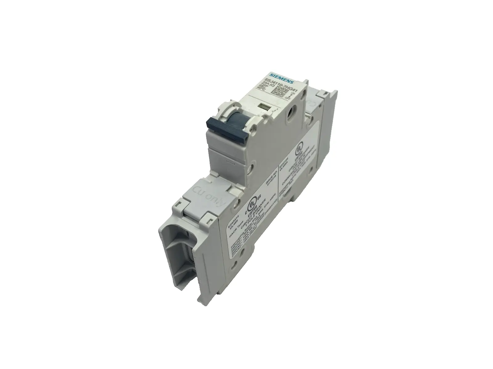5SJ4110-7HG41 | Siemens  Miniature Circuit Breaker 240V 14kA, 1P, C Trip, 10A - New Other