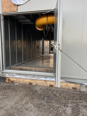 Insulated Sound Attenuated Enclosure - 44.5' x 14' x 13'