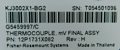 USED FISHER ROSEMOUNT DELTA V 12P1731X082 INPUT MODULE KJ3002X1-BG2 REV H