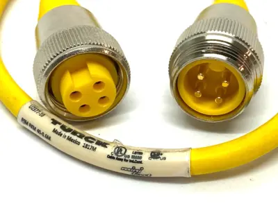 Used Turck Minifast Double Ended Cordset 4-Pin 7/8" M to F U2377-10 Electrical Fittings Michigan US | Maverick Industrial Sales #1391410