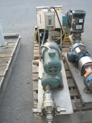Pump, Positive, Waukesha, Mdl 010, S/st, 1 HP, 1.5" #S735432