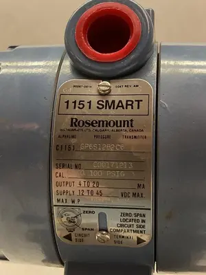 New | in-Stock ROSEMOUNT C1151 GP6S12B2C6 Pressure Transmitters Ohio US | Surplus Asset Holdings #1225956