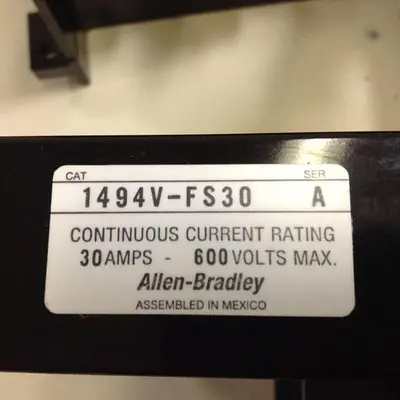 USED ALLEN BRADLEY 1494V-DS30 SER A