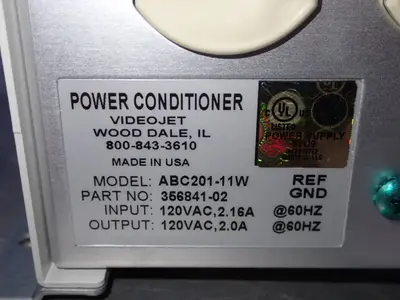 NEW VIDEOJET ABC20111W