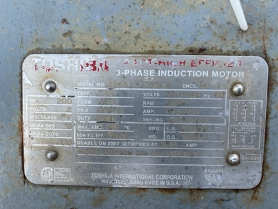 200hp Continental Blower Type 151 07RT