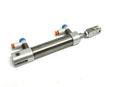 Used SMC ROUND BODY AIR CYLINDER 16MM BORE 150MM STROKE Pneumatic Cylinders Michigan US | Maverick Industrial Sales #1092666