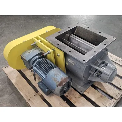 Used 10" Semco, Inc. Steel Rotary Airlock Valve