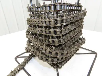 Peer 50R X100FT SP D-1 E2PIN Roller Chain #50 Riveted 20' Reel D-1 Attachment