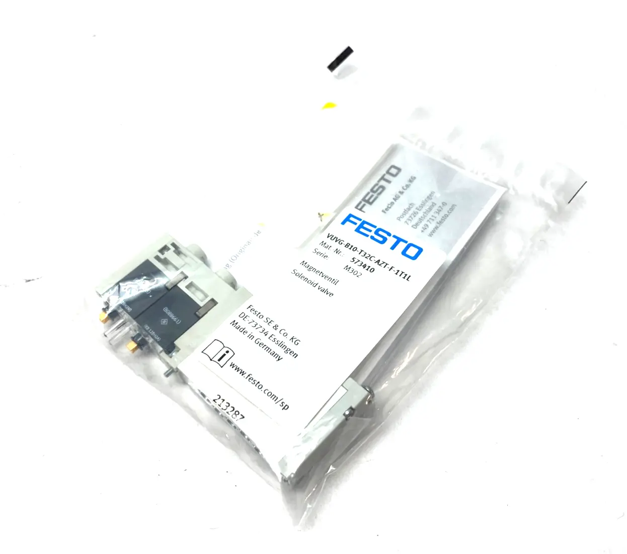 NEW FESTO SOLENOID VALVE 2X3 2-WAY MONOSTABLE CLOSED