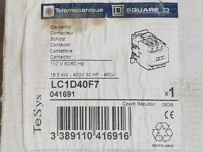 New | in-Stock TELEMECANIQUE LC1D40F7 Switchgears British Columbia CA | Lenmark #240218