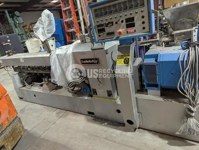 Used LEISTRIZ ZSE 60 GL-36D TWIN SCREW EXTRUDER SYSTEM Extruders Georgia US | US Recycling Equipment #475558