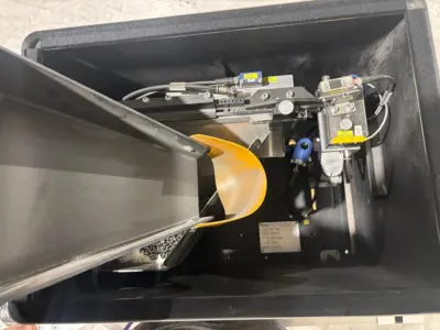USED WEBER VIBRATORY STEP FEEDER SYSTEM MFS168 SOR 3, C30S1M CONTROLLER